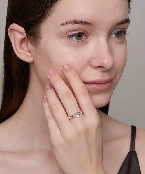 ノジェス　リング　アイオライト　パール　15号　NOJESS ペアシェイプ NOJESS（ノジェス） リング #15 シルバー系その他 レディース