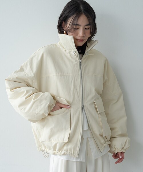 INDIVI GALLEST コート アウター 「再入荷」ビッグポケット中綿