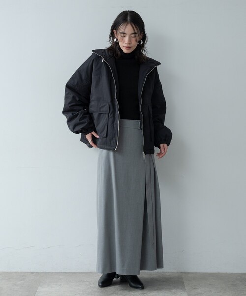 INDIVI GALLEST コート アウター 「再入荷」ビッグポケット中綿