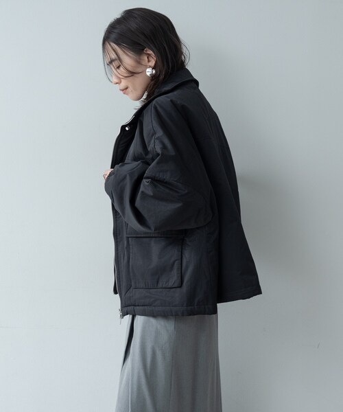 INDIVI GALLEST コート アウター 「再入荷」ビッグポケット中綿