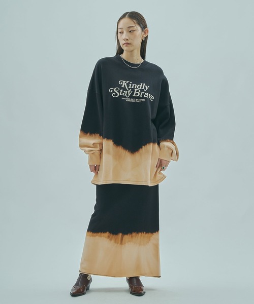 ローズバッド（ROSE BUD）/mag．by c/BLEACH SWEAT SKIRT ROSE BUD（ローズバッド） スカート (mag.by c)BLEACH SWEAT SKIRT