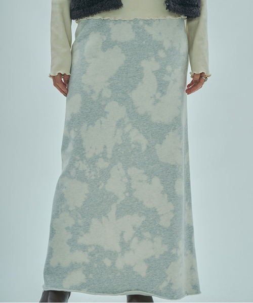 ROSE BUD（ローズバッド） スカート (mag.by c)BLEACH SWEAT SKIRT