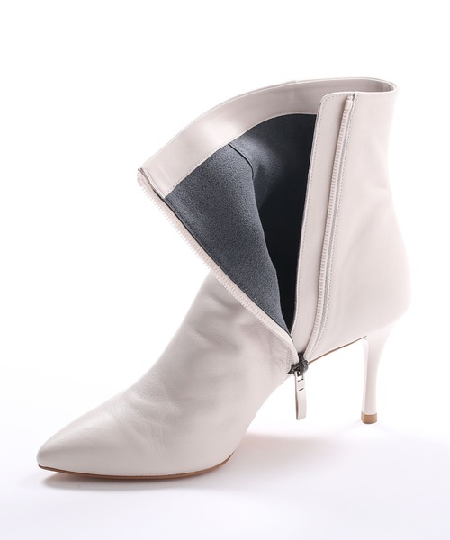 「SEVEN TWELVE THIRTY」 ショートブーツ 24.5cm ブラック レディース_画像6