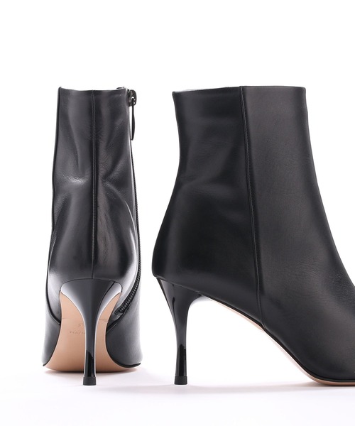 「SEVEN TWELVE THIRTY」 ショートブーツ 24.5cm ブラック レディース_画像9