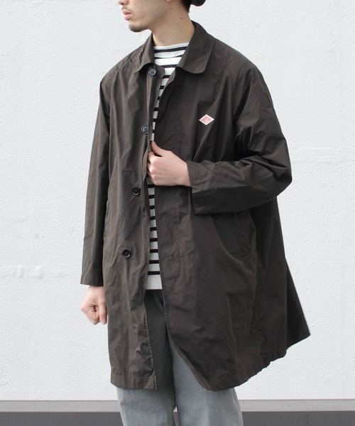 Danton（ダントン） ステンカラーコート 40 ベージュ メンズ