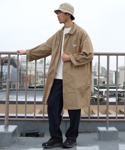 Danton（ダントン） ステンカラーコート 40 ベージュ メンズ