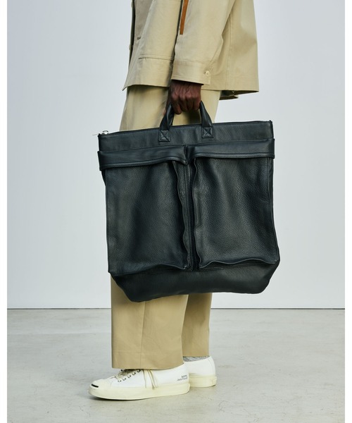 SOPHNET.（ソフネット） ショルダーバッグ LEATHER HELMET BAG メンズ
