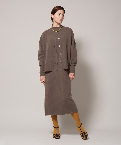 「ROPE'」 ニットカーディガン 38 ホワイト レディース_画像6