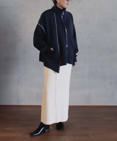 「BITTOKO」 ブルゾン FREE ネイビー レディース_画像5