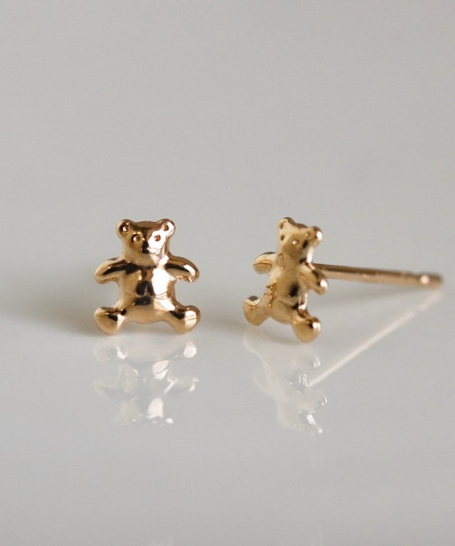 ピアス ゴールド ベア ピアス | K10YG 「Web限定」 レディース メンズの画像