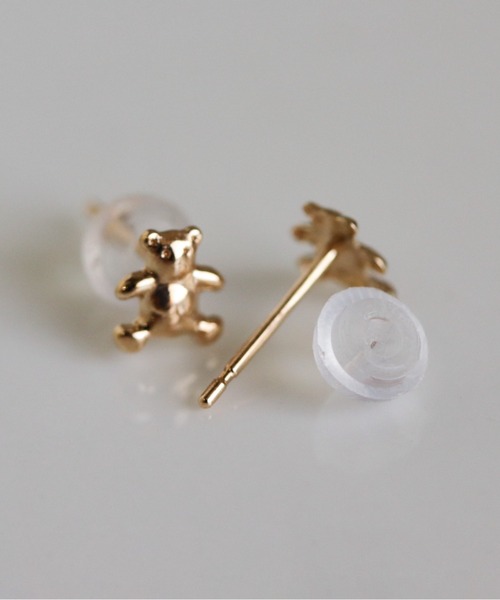 ピアス ゴールド ベア ピアス | K10YG 「Web限定」 レディース メンズの画像