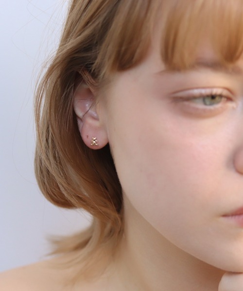 ピアス ゴールド ベア ピアス | K10YG 「Web限定」 レディース メンズの画像