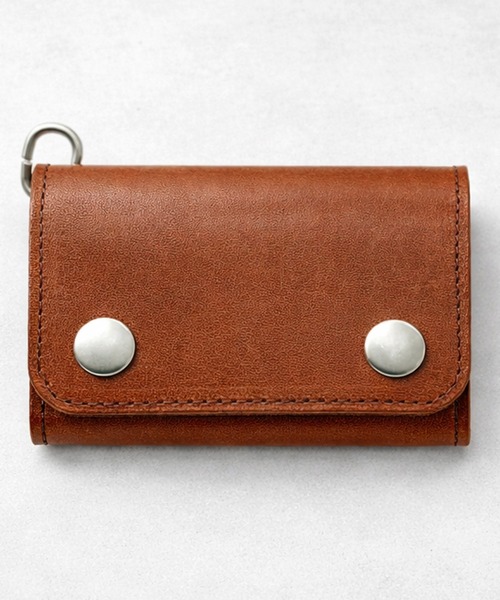 8 財布 栃木レザー トラッカーウォレット Wフラップショート メンズ