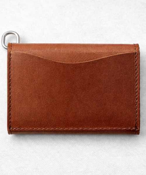 8 財布 栃木レザー トラッカーウォレット Wフラップショート メンズ