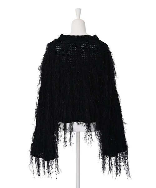 「Narcissus」 長袖ニット FREE ホワイト レディース_画像6