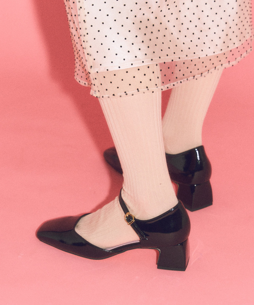 LE TALON（ル タロン） パンプス LE TALON×HAPPY MANIA4.5cmスクエア