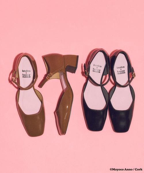 LE TALON（ル タロン） パンプス LE TALON×HAPPY MANIA4.5cmスクエア
