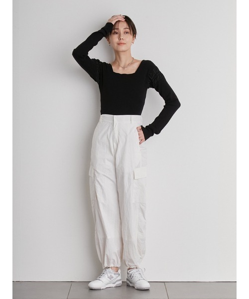 「emmi」 カーゴパンツ 0 ピンク レディース_画像4