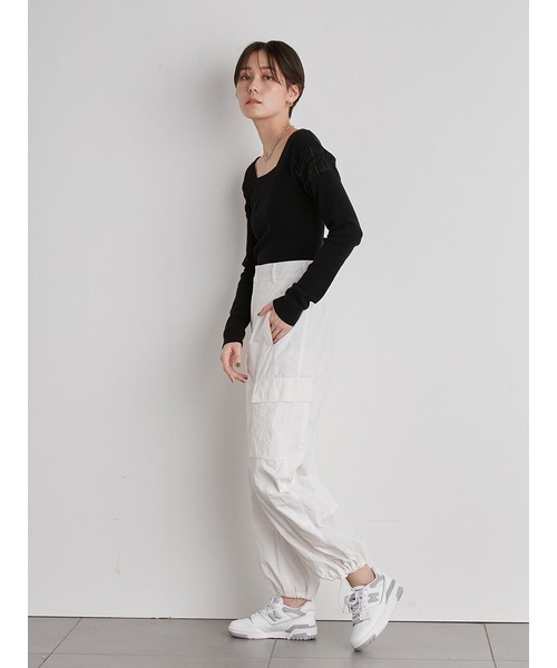 「emmi」 カーゴパンツ 0 ピンク レディース_画像6