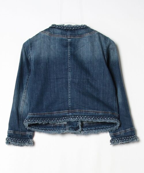 「Moname」 デニムジャケット S ブルー レディース_画像2