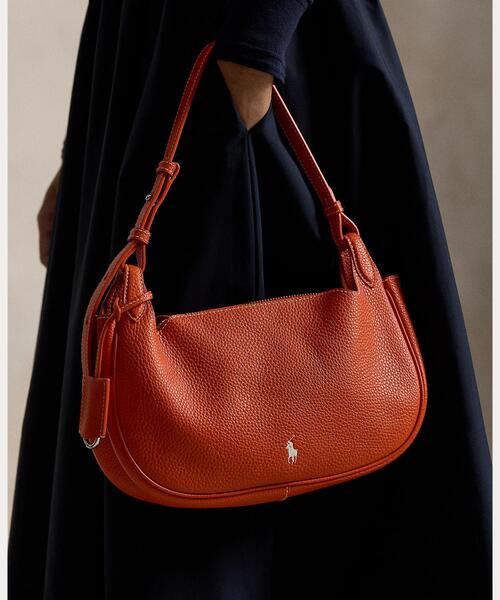 PoloRalph Lauren／レザーショルダーバッグ POLO RALPH LAUREN（ポロ・ラルフローレン） ショルダーバッグ バッグ