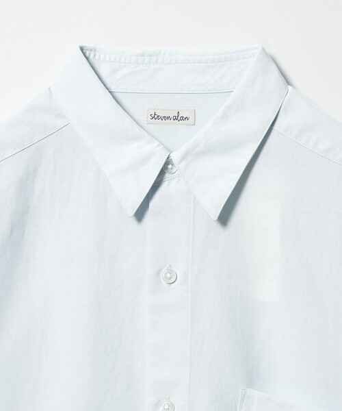 シャツ 「Steven Alan」 スラブ レギュラーカラー シャツ NARROW メンズの画像