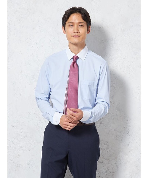 「KATHARINE E HAMNETT」 長袖シャツ L84 サックスブルー メンズ_画像6