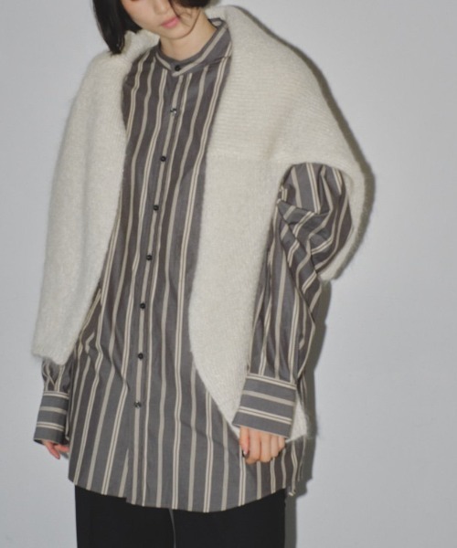 「TODAYFUL」 長袖シャツ ONE SIZE チャコールグレー レディースの画像