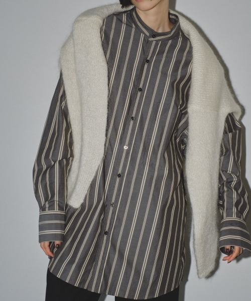 「TODAYFUL」 長袖シャツ ONE SIZE チャコールグレー レディースの画像