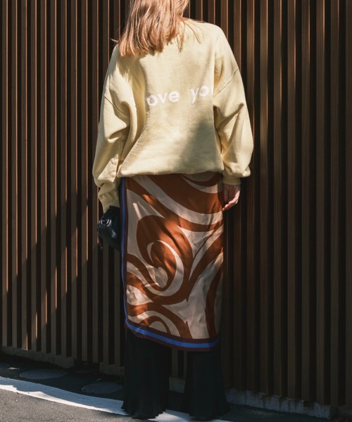 「ENCIRCLE」 スウェットカットソー 1 ライトブルー レディース_画像9