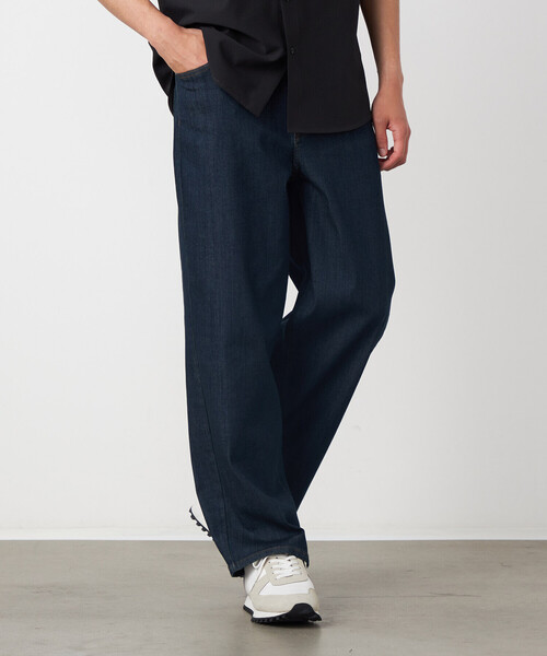 ※ m___y__101211※COMME CA ISM COMME CA ISM（コムサイズム） ワイドパンツ ジーンズ 8.5OZ デニム