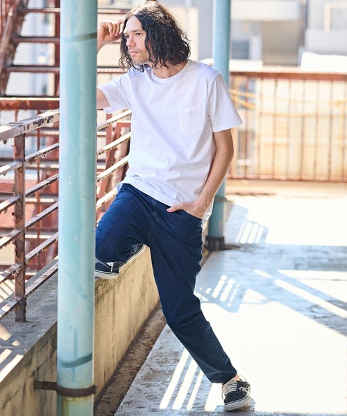 「CAMBIO」 デニムパンツ L インディゴブルー メンズの画像
