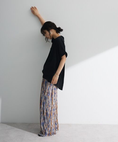 「Green Parks」 「chocol raffine robe」イージーパンツ FREE オレンジ レディース_画像3