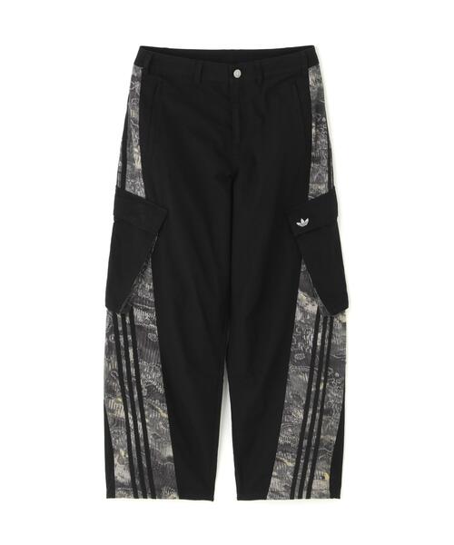 adidas ダークデニムワイド カーゴパンツ　３５インチ adidas（アディダス） ワイドパンツ カーゴパンツ adidas Originals