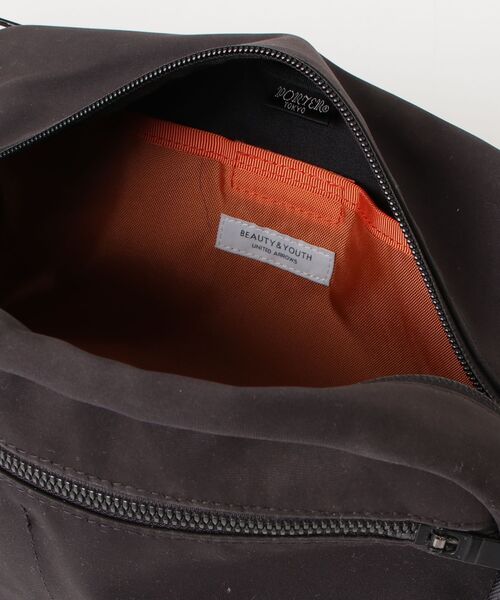 BEAUTY＆YOUTH UNITED ARROWS 刺繍ウエストバッグ「PORTERコラボ 