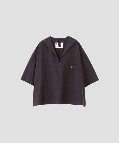ブラウス シャツ SANDED COTTON LINEN レディースの画像