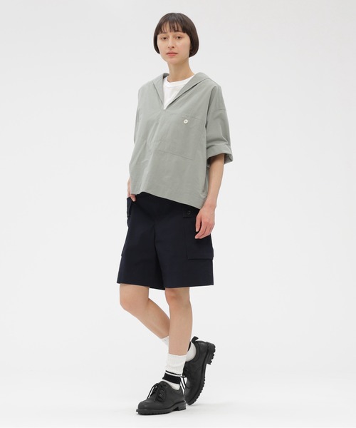 ブラウス シャツ SANDED COTTON LINEN レディースの画像