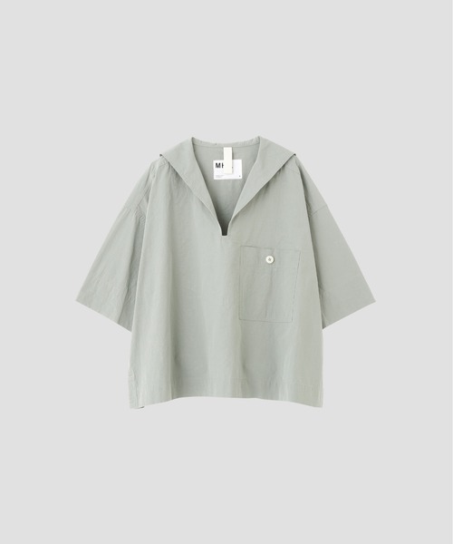 ブラウス シャツ SANDED COTTON LINEN レディースの画像