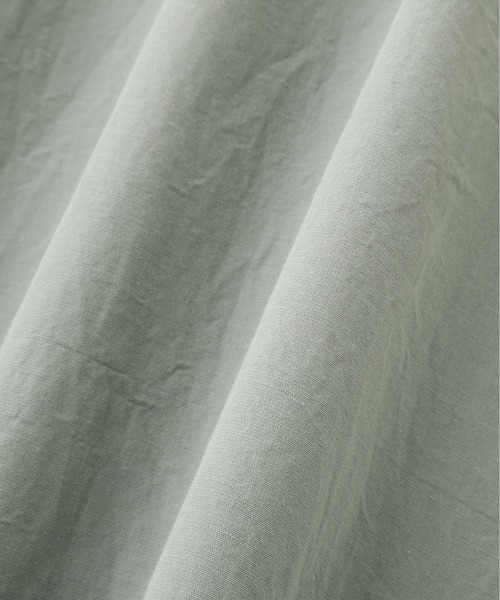 ブラウス シャツ SANDED COTTON LINEN レディースの画像