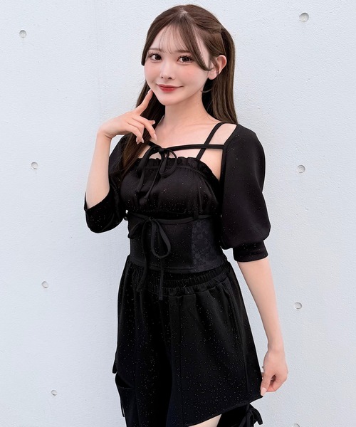 NOMAE（ノーマエ） tシャツ 「セットアップ対応」スエットベアキャミ