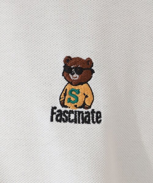 THE SHOP TK ポロシャツ 半袖 クマ刺繍 半袖ポロシャツ 洗濯機OK