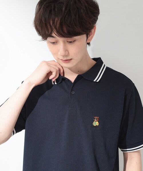 【タグ付き新品未使用】ポロラルフローレン　半袖ポロシャツ　刺繍　ガールズXL THE SHOP TK ポロシャツ 半袖 クマ刺繍 半袖ポロシャツ 洗濯機OK