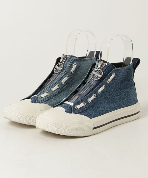 DIESEL（ディーゼル） ハイカットスニーカー 24cm ブルー レディース