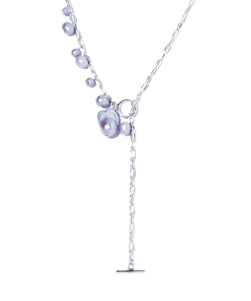 ネックレス 「quip queint」gaea necklace/ガイア ネックレス シルバー 淡水パール レディースの画像