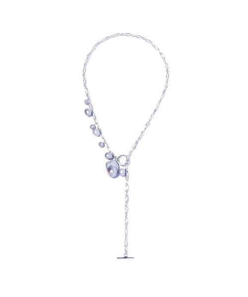 ネックレス 「quip queint」gaea necklace/ガイア ネックレス シルバー 淡水パール レディースの画像