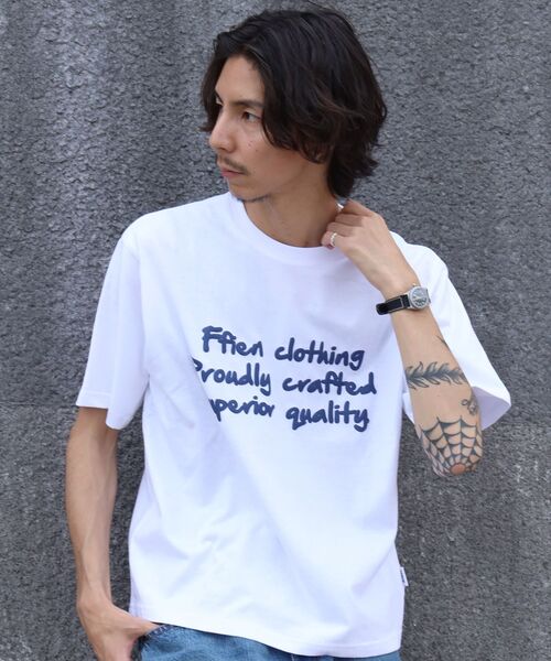「FFEIN」 半袖Tシャツ SMALL ブルー メンズ_画像3