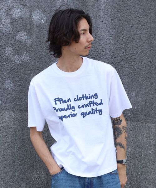 「FFEIN」 半袖Tシャツ SMALL ブルー メンズ_画像5