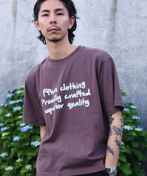 「FFEIN」 半袖Tシャツ SMALL ブルー メンズ_画像7