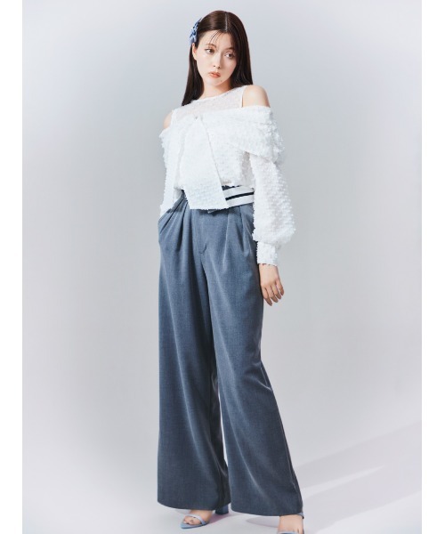 「SNIDEL」 パンツ 0 ベージュ レディース_画像3