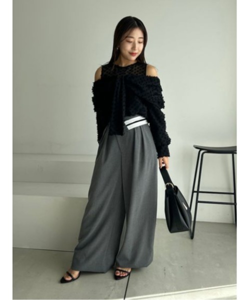「SNIDEL」 パンツ 0 ベージュ レディース_画像10